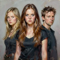 alice in chains, oil painting, Tooth Wu, Greg Rutkowski, RPG portrait, dynamic lighting, fantasy art, High contrast, depth of field