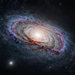 an abstraction of a galaxy