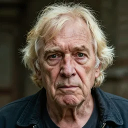 a very ugly blond old man