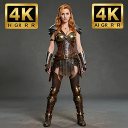 full length photo of christina hendricks as a steampunk amazon warrior, highly detailed, 4 k, hdr, smooth, sharp focus, high resolution, award - winning photo