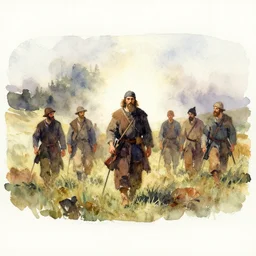small centered on watercolor paper, paint brush strokes, abstract watercolor painting of ancient herder, cinematic light, national romanticism by hans dahl, by jesper ejsing, by anders zorn, by greg rutkowski, by greg manchess, by tyler edlin