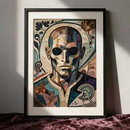 mf doom, abstract art prints, pop art, velvet, organic, natural, art nouveau