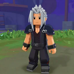 an in game screenshot of sephiroth from final fantasy vil from roblox
