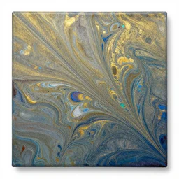 abstract marbling liquifying acrylic art