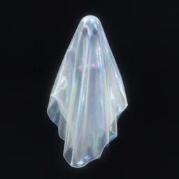 an iridescent ghost
