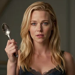 hyperrealistic film still of reese witherspoon, holding a metal spoon, stunning 3 d render, inspired by istvan sandorfi & greg rutkowski & unreal engine, perfect symmetry, dim volumetric cinematic lighting, 8 k octane comprehensive render, extremely hyper - detailed, incredibly lifelike attributes, intricate, real flesh texture, masterpiece, artstation, stunning,
