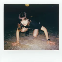 the crawling chaos, beautiful, award winning photo, hyperealistic detailed photography polaroid, 5 0 mm lens, motion blur, grainy image