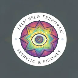 a logo for a self help program centered around psychedelic treatment