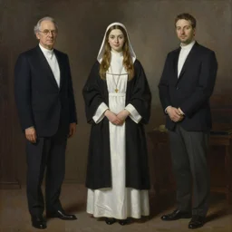 Richard Schmid and Jeremy Lipking and simon bisley full length portrait painting of a young beautiful priestess woman