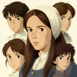 florence nightingale 5 5 years old, character face study, faces only, concept art finely detailed perfect art, painted by greg rutkowski makoto shinkai takashi takeuchi studio ghibli, pinterest, cevagraf comics