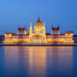 a beautiful evening in Budapest