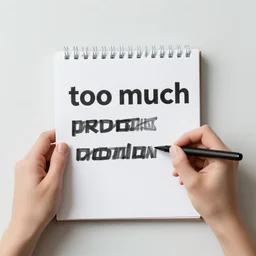doing too much and getting nothing done