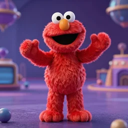 screenshot from Marvel's Elmo in space, cinematic