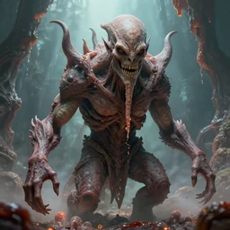 cthulhu in gum, by lovecraft, details face, detailed body, realistic body proportions, unreal engine, by popular digital artist, digital, artstation, detailed body, heavenly atmosphere, digital art, overdetailed art, trending on artstation, cgstudio, the most beautiful image ever created, dramatic, award winning artwork, beautiful scenery