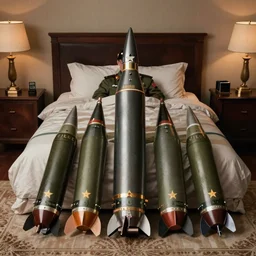 a president hiding nukes under his bed, guilloche