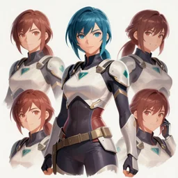 New  Apex Legends anime characters digital illustration portrait design by, Artgerm detailed, soft lighting