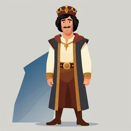 an ultra detailed vector image of the prince of persia dressed as bob ross, concept art by alphonse mucha and greg rutkowski, bright red desert sands, bright yellow and red sun, octane render, praise the sun