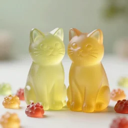 Gummy cats, 8K,