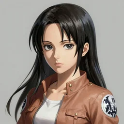 portrait of a woman by greg rutkowski, mikasa ackerman from attack on titan, she is about 2 0 years old, highly detailed portrait, digital painting, artstation, concept art, smooth, sharp foccus ilustration, artstation hq