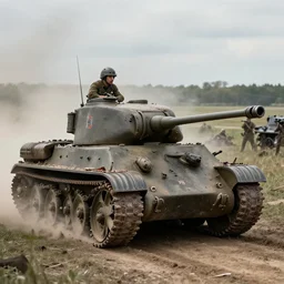 world war 2 eastern front tank battle, realistic