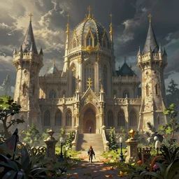 castlevania, digital painting, intricate, highly detailed, desktop wallpaper, environment art, blender, octane, ray tracing, global illumination, trending on artstation