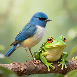 a bird and frog hybrid