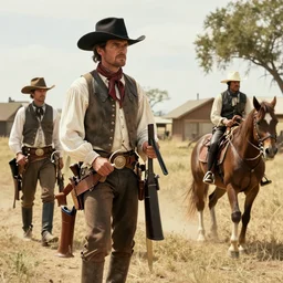 time travel to the wild west, 1 8 8 4 year, realistic, highly detailed, photorealism, 4 k