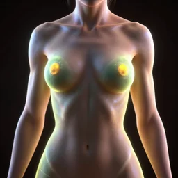 glowwave portrait of a beautiful muscular girl's body, borderlands 3, au naturel, hyper detailed, digital art, trending in artstation, cinematic lighting, studio quality, smooth render, unreal engine 5 rendered, octane rendered, art style by klimt and nixeu and ian sprigger and wlop and krenz cushart