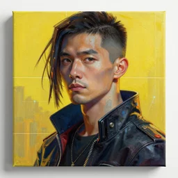 cyberpunk portrait photprealism ultradetailed digital art,, golden ratio, art canvas, award winning, masterpiece trending on artstation 8 k 1 5 0 mpx