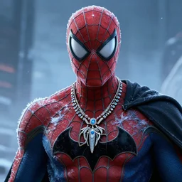 spider - man vs batman dreamlike with jewelry character art hyperdetailed 8 k realistic frostbite 3 engine cryengine dof trending on artstation