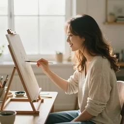 the joys of the morning painting