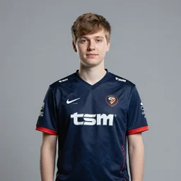 portrait of bjergsen in a tsm jersey by rembrandt and jerome opena, featured on artstation