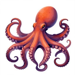 highly detailed tentacles, digital art, octopus, tentacles, detailed tentacles, bold colors, gradient, 8k, trending on artstation