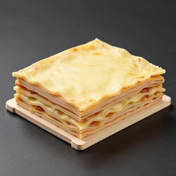 lasagne made out of wooden materials