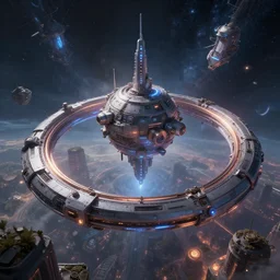 ring world city space halo artstation trending