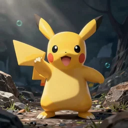a pokemon in the style of jojo's bizarre adventure, concept art, detailed