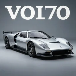 A hypercar designed and produced by Volvo, with 1992 Volvo 480 design elements, promotional photo