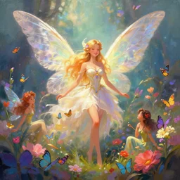 wonderdream faeries lady feather wing digital art painting fantasy bloom vibrant snyder zack and swanland raymond and pennington bruce illustration character design concept harmony joy atmospheric lighting butterfly