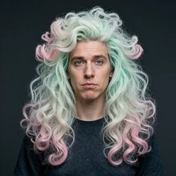 peter dutton with fairy floss for hair, ultrarealistic, 8k