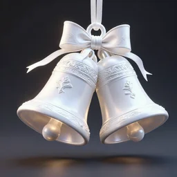 a very detailed thumbnail art of intricate and well designed white magical jingle bell, dynamic lighting, trending on artstation, path traced, highly detailed, high quality, digital art, 4 k, hyper realistic, octane render, sharp focus