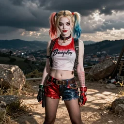 Tifa Lockheart as Harley Quinn, Cinematography by Roger Deakins