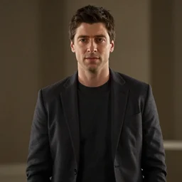 Movie still of Sam Altman in Westworld
