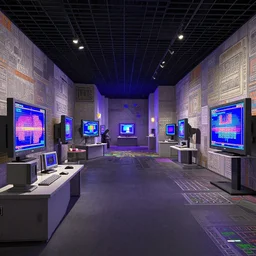 virtual art museum in a 9 0 s video game, net art, ps 2 graphics, 3 d computer rendering, liminal space!!!, hd, intricate, detailed