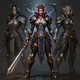 world of warcraft human female character rogue portrait, fullbody, concept art, intricate details, highly detailed photorealistic portrait cinematic lightning by michael komarck, frank frazetta adam hughes, seseon yoon, artgerm and warren louw