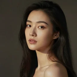 portrait in the style of artist jackie cai