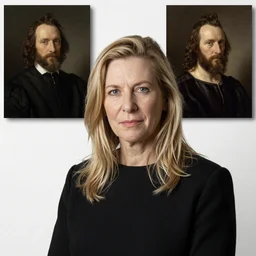 a portrait of rembrandt based on his self - portraits, award winning photograph by annie leibovitz, 8 k