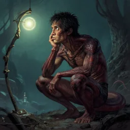 Demogorgon pondering his Orb by Todd Lockwood