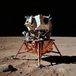 Photo of the lunar lander on mars