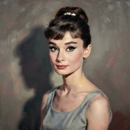 audrey hepburn art by edouard manet
