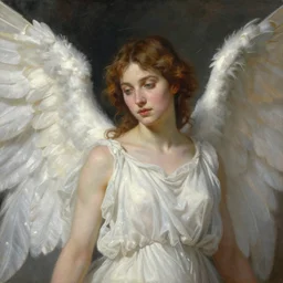 a portrait of an angel, art by greg rutkowski
